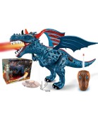 Jucarie Dinosaur Copil cu Aripi, Telecomandat, Proiector si Sunet, Varsta 3+, Plastic, Dimensiuni Ambalaj 37x28x16 cm