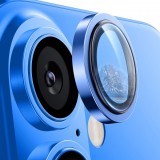 Folie de protectie Camera Spate Lito S+ pentru Apple iPhone 16 Plus / 16, Sticla Securizata, Albastra