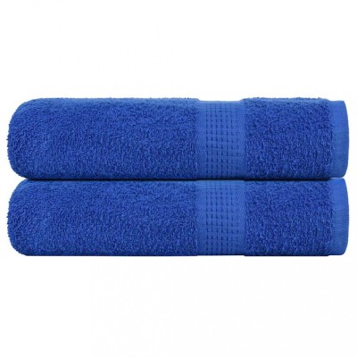 Prosoape de baie 2 buc Albastru 100x150 cm 360 g/m&amp;sup2; 100% bumbac foto