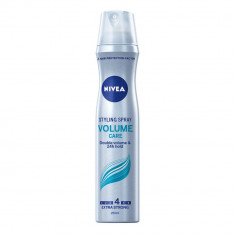 Fixativ Nivea Volume Care Extra Strong 4, 250 ml, pentru Extra Volum, Fixativ Ingrijire Par, Produse pentru Par Voluminos, Fixative Profesionale, Spra