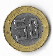 Moneda 50 dinars 2009 - Algeria foto