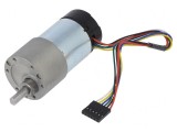 Motor DC cu Transmisie 24V 79rot/min Ax Crestătură D