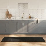 Cumpara ieftin Covor dreptunghiular, negru, 60x200 cm, bambus