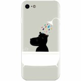 Husa silicon pentru Apple Iphone 6 Plus, Hippo Bath