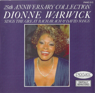 CD Dionne Warwick &amp;lrm;&amp;ndash; 25th Anniversary Collection ,original foto