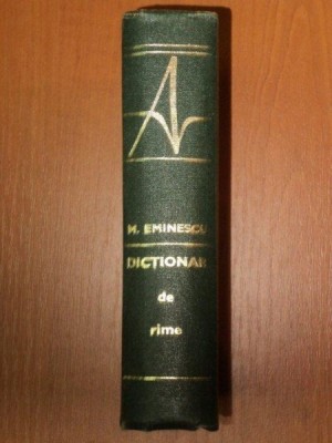 DICTIONAR DE RIME de M. EMINESCU foto