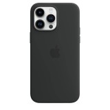 Husa de protectie Apple Silicone Case with MagSafe pentru iPhone 14 Pro Max, Midnight