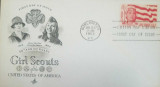 SCOUTING USA 1962 FIRST DAY COVER, GIRL SCOUTS 50 ANNIVERSARY, America de Nord, Organizatii internationale