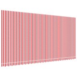 Panza copertina de rezerva, dungi rosii si albe, 6x3 m
