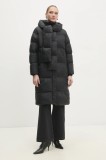 Answear Lab geaca femei, culoarea negru, de iarna, oversize