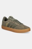 adidas sneakers din piele &icirc;ntoarsă Vl Court 3.0 culoarea verde, JR2223