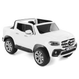 Masina De Jucarie Cu Baterie, Telecomanda, Mp3, Efecte Sonore Si Luminoase, 3-8 Ani, Mercedes Benz Xmx606 White