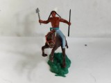 bnk jc Figurina de plastic - indian calare - Hong Kong - copie dupa Timpo