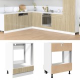 vidaXL Dulap pentru cuptor, stejar Sonoma, 60 x 46 x 81,5 cm, PAL