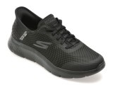 Cumpara ieftin Pantofi sport SKECHERS negri, GO WALK FLEX, din material textil