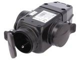Conector Alimentare AC 250VAC 16A Negru IP44
