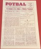 Program Meci Fotbal Soimii Sibiu - Chimica Tarnaveni 16.03.1986