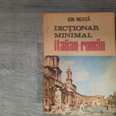 Dictionar minimal italian-roman de Ion Neata
