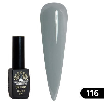 Oja semipermanenta BLACK ELITE, Global Fashion 8 ml, 116 foto