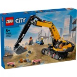 Cumpara ieftin LEGO&reg; City - Excavator galben de constructii (60420), LEGO&reg;