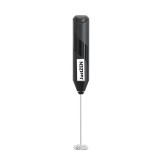 Mixer spumator de lapte JustZEN&trade;, pentru capucino, machiato, ness cafe, ciocolata calda, super portabil, negru