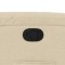 Fotoliu rabatabil, crem, material textil - 9