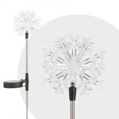 Lampă solară LED - model &bdquo;Fulg de zăpadă&rdquo;