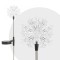 Lampă solară LED - model &bdquo;Fulg de zăpadă&rdquo;