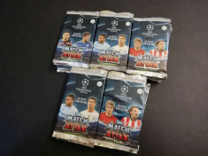 Set 10 de pliculete sigilate Topps UEFA Champions League 2015 ? 2016 Nordic foto