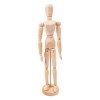 Figurina corp uman cu articulatii mobile, pe suport vertical, pentru pictura,, PLAYBOX