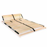 Cumpara ieftin Baza de pat cu sipci, 28 sipci, 7 zone, 120 x 200 cm