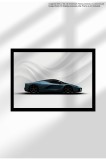 Poster Canvas cu Mașină Sport &ndash; Print Ne&icirc;nramat - Pasionați Auto - 1795 LaFerrari Blue | A3 (29.7 x 42 cm)