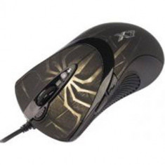 Mouse Gaming A4Tech XGame Oscar X747 Brown Fire USB Negru foto