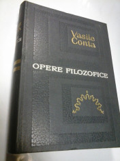 OPERE FILOZOFICE - VASILE CONTA foto