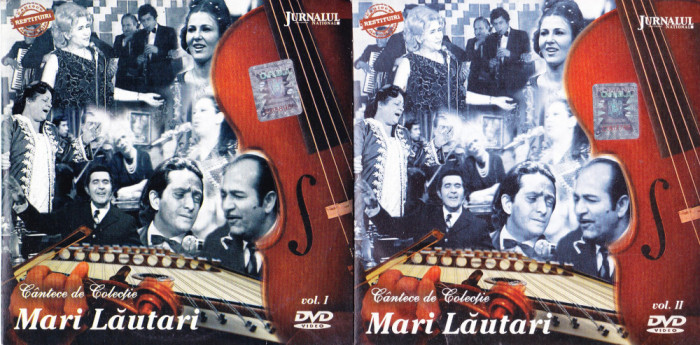DVD Muzica: Mari lautari - Vol. I si Vol. II ( originale, stare foarte buna )