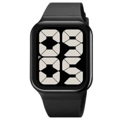 Ceas Digital SKMEI 1995 , Compact, Afisaj LED, Data Ora, Curea TPU, Rezistent la Apa 50m