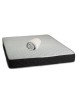 Set Saltea ortopedica, Praga 160x200x22 cm, cu plasa de arcuri tip Bonell, box spring system, fermitate medie, sistem de aerisire perimetral, Saltsib