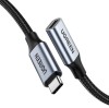 CABLU USB Type-C Ugreen prelungitor, &quot;US372&quot; USB Type-C (T) la USB Type-C (M), 1m, gri, &quot;30205&quot; (timbru verde 0.18 lei) - 6957303832057