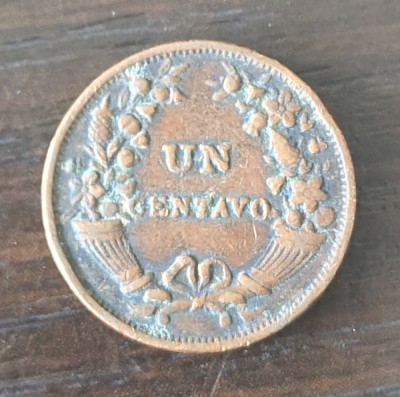 Moneda Peru - 1 Centavo 1935 foto