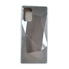 Husa silicon si acril cu textura diamant Samsung Galaxy Note 20 , Argintiu