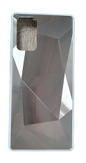 Husa silicon si acril cu textura diamant Samsung Galaxy Note 20 , Argintiu foto