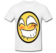 Tricou &amp;quot; Awesome face &amp;quot; foto