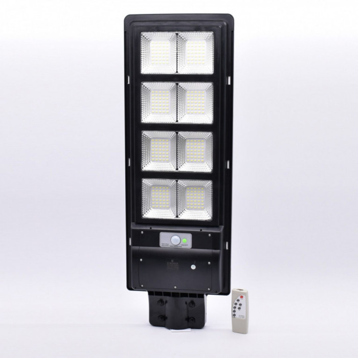 Lampa 400W cu LED SMD, panou solar si telecomanda &ndash; JT-LB400G