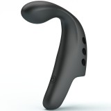 Fun Toys-Black Gorgon Vibrator Degetar, Negru-Silicon, 10 Trepte