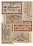 Lot 6 bancnote Germania Reichsbahn - 1923
