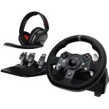 Volan Logitech G920 Driving Force Racing + Casti Astro A10, Negru