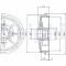 DELPHI BF392 Tambur frana