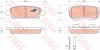 Set placute frana,frana disc MITSUBISHI OUTLANDER I (CU) (2001 - 2006) TRW GDB3341