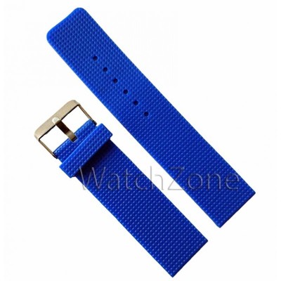 Curea Ceas Silicon Albastra 22mm WZ1246 foto