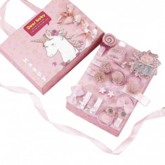 Pink Lollipop Bunny Clip Set 18 piese